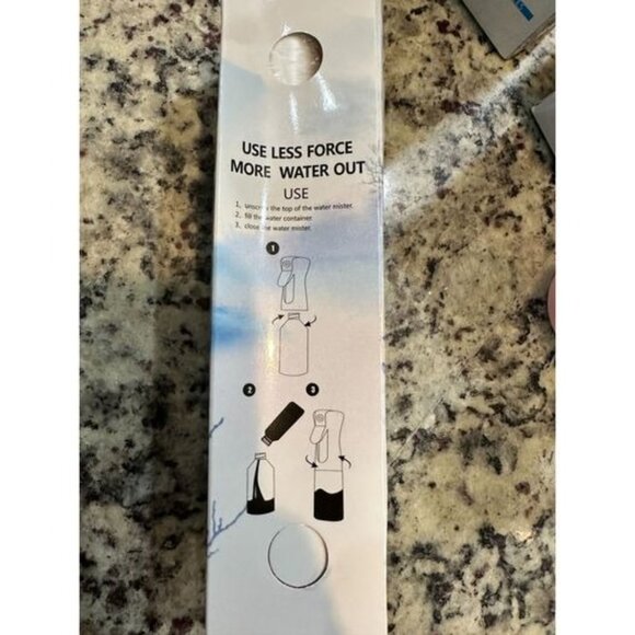 New: Continuous Water Mister Mist Sprayer for Hairstyling, Cleaning, Plants, Mis - Picture 5 of 6